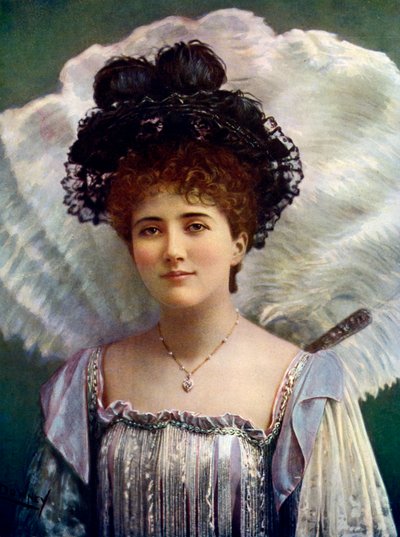 エセルマシューズ、女優、1899年-1900年。 作： William and Daniel Downey