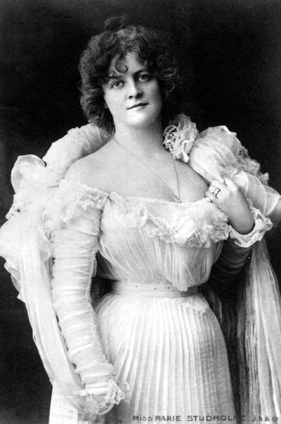 マリースタッドホルム1875-1930、イギリスの女優、1900年代。 作： William and Daniel Downey