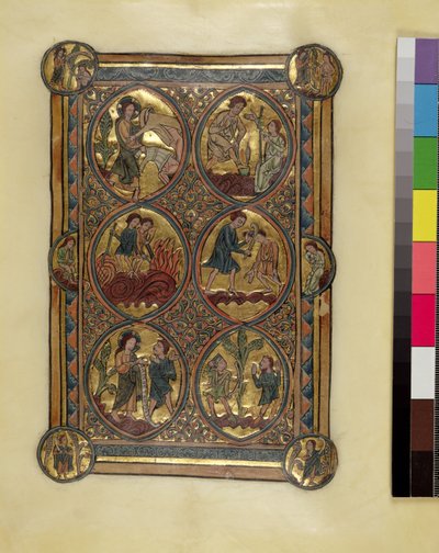 Ms 330.2アダムとイブ、カインとアベル、c.1240（ベラム） 作： William de Brailes