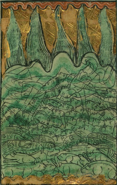 ノアの洪水（創世記7-11-24） 作： William de Brailes