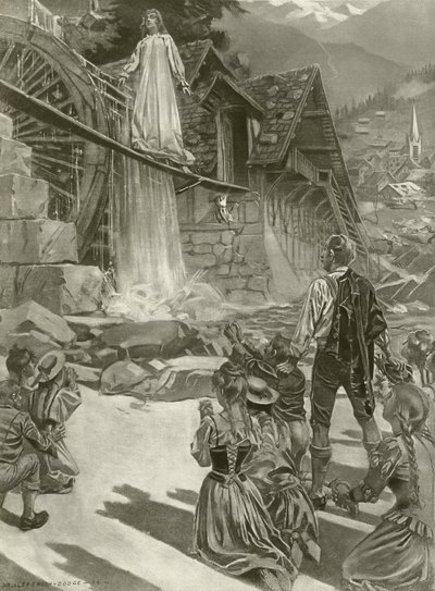 La Sonnambula、Act IIIシーンII（グラビア） 作： William de Leftwich Dodge