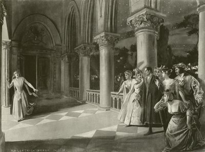 Lucia di Lammermoor、Act 3 Scene VI（グラビア） 作： William de Leftwich Dodge