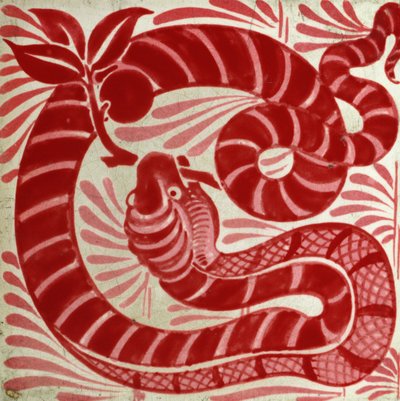 コブラ（セラミック） 作： William de Morgan