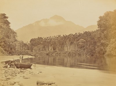 [川のある風景］ 作： Willoughby Wallace Hooper