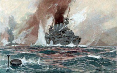 潜水艦 1905年頃（水彩画） 作： Willy Stöwer