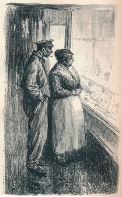 宝石商の窓、1913 作： Wilmot Lunt