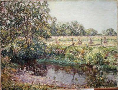 晩夏（油彩・キャンバス） 作： Wilson Henry Irvine