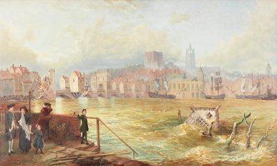 ラスト・オブ・ザ・オールド・タイン・ブリッジ、1900 作： Wilson Hepple