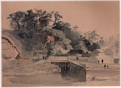 橋のある風景 作： Winckworth Allan Gay