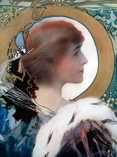 ブラウン・ポッター夫人、アメリカの女優、c1902。 作： Window and Grove