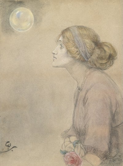 Gertrude Sandys（紙にパステル） 作： Winifred Sandys