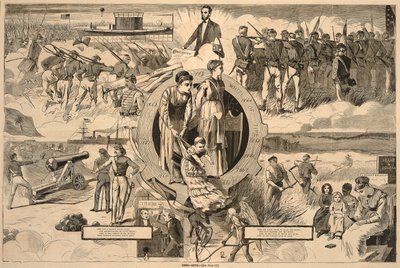 1860-1870年、『ハーパーズ・ウィークリー』1870年1月8日号より 作： Winslow Homer