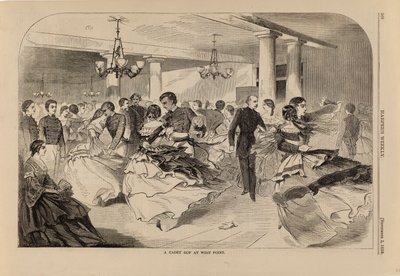 1859年9月3日付『ハーパーズ・ウィークリー』誌より「ウェストポイントの士官候補生ホップ 作： Winslow Homer
