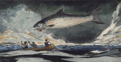 良いプール、サグネ川、1895 作： Winslow Homer
