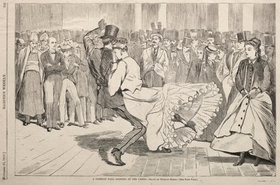 パリの舞踏会 - カジノで踊る 作： Winslow Homer
