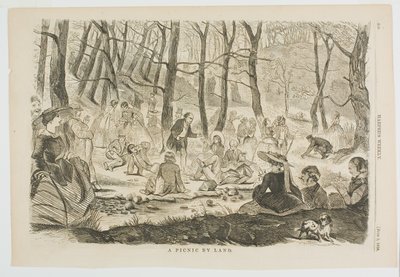 陸路でピクニック 作： Winslow Homer