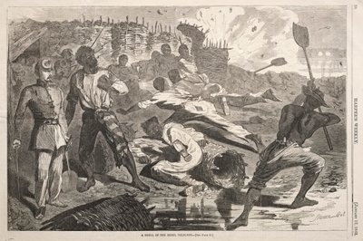 反逆の塹壕のシェル、1863年。 作： Winslow Homer