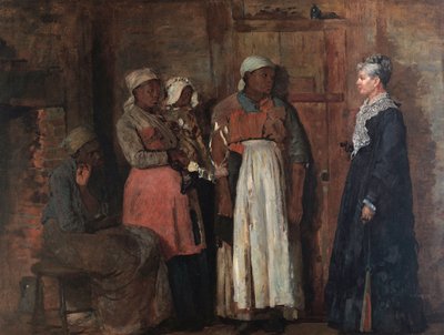 老奥様の訪問 作： Winslow Homer