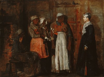 老奥様の訪問 作： Winslow Homer