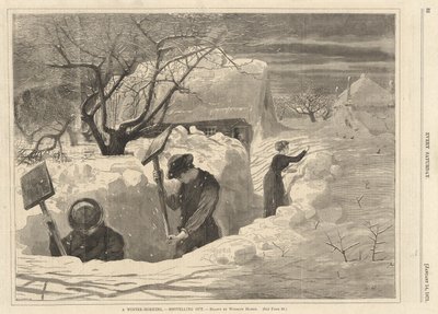 冬の朝 作： Winslow Homer