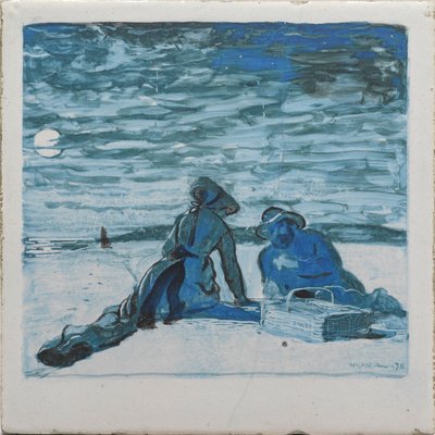沿岸のタイル 作： Winslow Homer