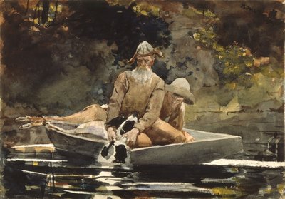 狩りの後 作： Winslow Homer