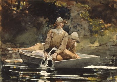 狩りの後 作： Winslow Homer
