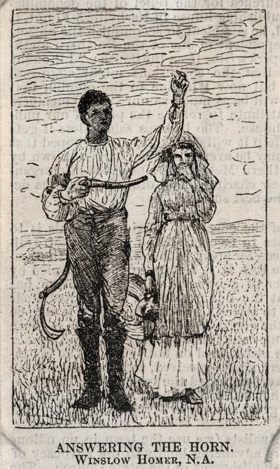 クラクションに応える 作： Winslow Homer