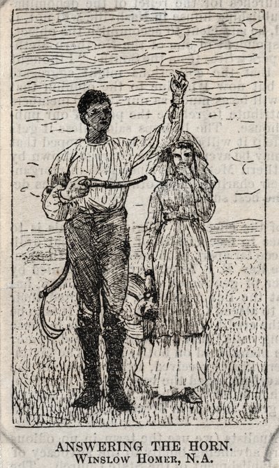 ホーンに答える。 作： Winslow Homer