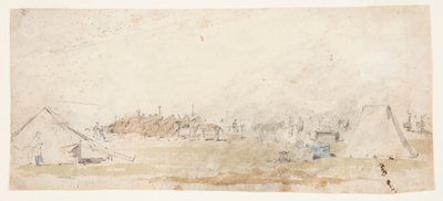 陸軍野営地 作： Winslow Homer