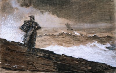 公海で、1884 作： Winslow Homer