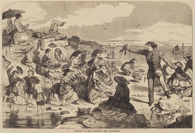 田舎の八月-海辺』（1859年刊）。 作： Winslow Homer