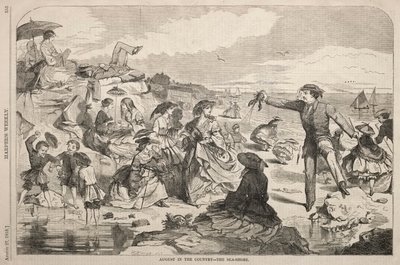 田舎の8月 - 海辺 作： Winslow Homer