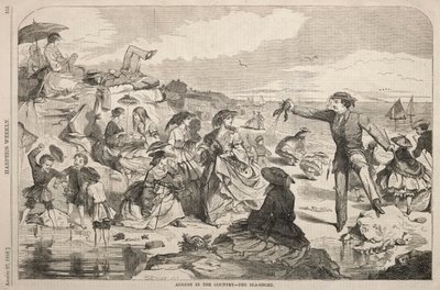 国の8月-海辺、1859年。 作： Winslow Homer