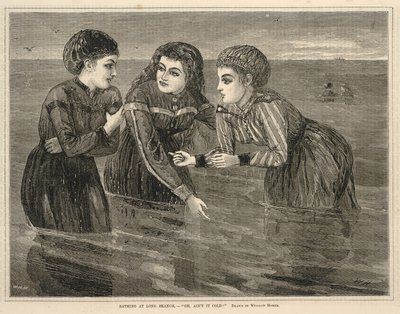 ロング・ブランチでの海水浴（1871年8月26日付『毎土曜日』より）--"Oh, Ain