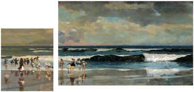 ビーチの風景 作： Winslow Homer