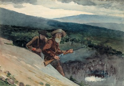 熊狩り、プロスペクト・ロック 作： Winslow Homer