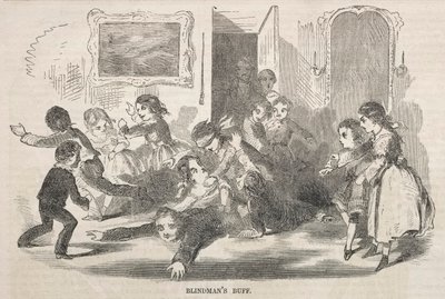 ブラインドマンズバフ、1857年。 作： Winslow Homer