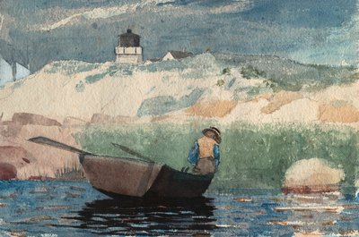 ボートに乗った少年、グロスター 作： Winslow Homer