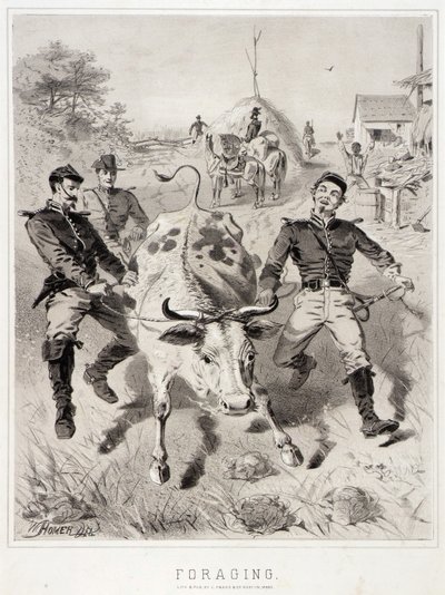 キャンペーンのスケッチ採集 作： Winslow Homer