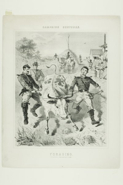 キャンペーンのスケッチ採集 作： Winslow Homer