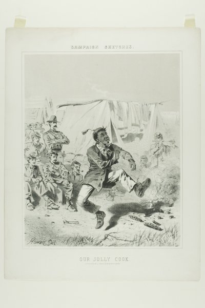キャンペーンのスケッチ陽気なコック 作： Winslow Homer