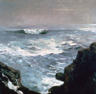 キャノンロック、1895年 作： Winslow Homer