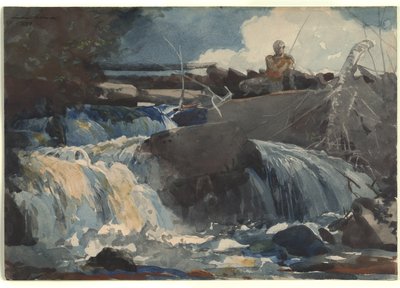 滝でのキャスティング 作： Winslow Homer