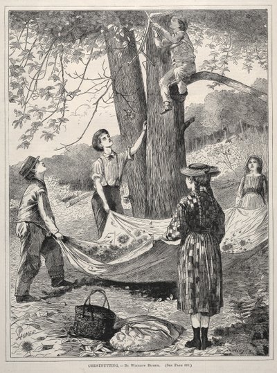 栗、1870。 作： Winslow Homer
