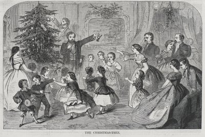 クリスマス-常緑樹の収集クリスマスツリー 作： Winslow Homer