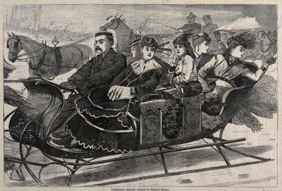 クリスマスの鐘、1869年。 作： Winslow Homer