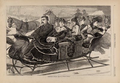 クリスマスの鐘（1869年1月2日付『ハーパーズ・ウィークリー』誌より 作： Winslow Homer