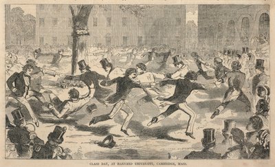 1858年7月3日、マサチューセッツ州ケンブリッジ、ハーバード大学でのクラス・デー（Ballou