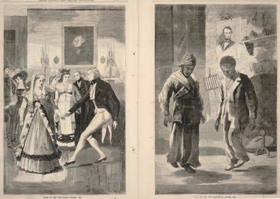 終戦--ハルの勝利（1814年）／終戦--バビロン陥落（1865年）（1865年12月16日、フランク・レスリーのイラストレイテッド・ニュースペーパーより 作： Winslow Homer
